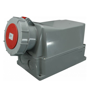 Průmyslová nástěnná zásuvka IZGN 12553 400V, IP67, 125A, 5-pól