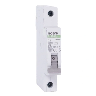 NOARK 110764 Ex9B40J 1P C2 Úzký instalační jistič 13,5 mm, 6 kA, char. C, 2 A, 1pól