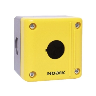 NOARK 111412 Ex9P2 FH 1 y EU Ovládací krabička, 1 otvor, žlutá