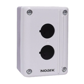 NOARK 111410 Ex9P2 FH 2 EU Ovládací krabička, 2 otvory, šedá