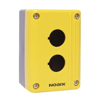 NOARK 111413 Ex9P2 FH 2 y EU Ovládací krabička, 2 otvory, žlutá