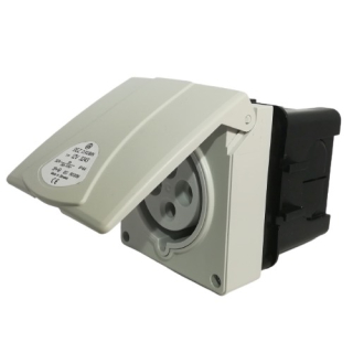 Průmyslová vestavná zásuvka IZV 3243 400V, IP44, 32A, 4-pól