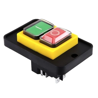 Tracon SSTM-025 Bezpečnostní tlačítko, základní provedení 5PIN, 230 VAC, 12A/AC3, IP54, 6,3×0,8