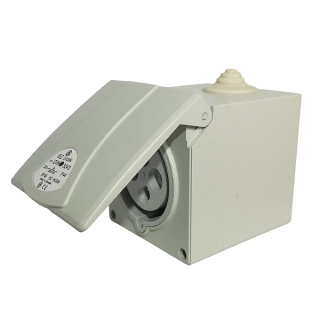 Průmyslová zásuvka na omítku IZVN 3243 400V, IP44, 32A, 4-pól