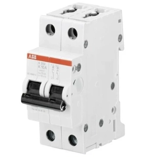 ABB ELSYNN Jistič S202-B10 2-pól. 10A, charakteristika B, 6kA *2CDS252001R0105