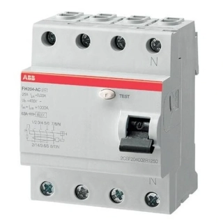 ABB ELSYNN FH204 A-63/0,03 Proudový chránič 4-pól, 63A, 6kA *2CSF204102R1630