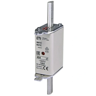ETI 004184210 Pojistka nožová NV1 C KOMBI 500V 40A gL-gG