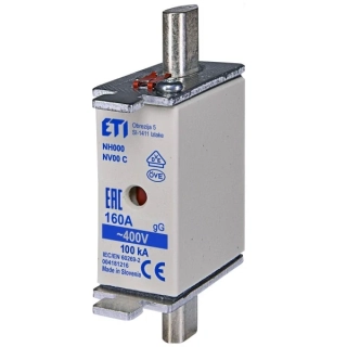 ETI 004181216 Pojistka nožová NV 00 C KOMBI 400V 160A gL-gG