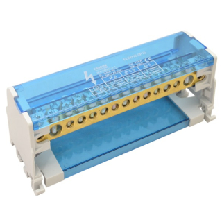 Tracon FLSO25-2P11 Modulární svorkovnice s výklopným ochranným krytem 2×25(25)mm2 / 4×10(6)mm2, 5×16(10)mm2, 500VAC/DC, 100A