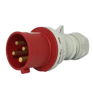 Průmyslová vidlice IVN 1643 400V, IP44, 16A, 4-pól