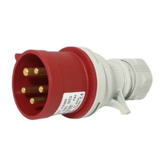 Průmyslová vidlice IVN 1653 400V, IP44, 16A, 5-pól
