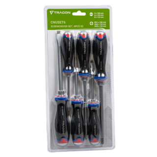 Tracon CNUSET6 Sada úderových šroubováků 6pcs S2