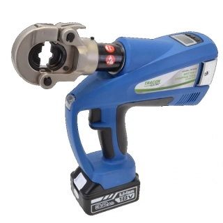 Tracon DK60E Akumulátorový hydraulický lis v přenosném kufříku 16-300mm2, 4900g, 60kN, 350°, 2× Li-ion, 18V, 4000mAh