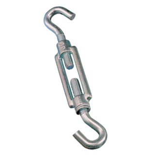 Tracon FHH6100 Napínací šrouby, hák+hák, ocel, temperovaná slitina 6×100mm, 1800N