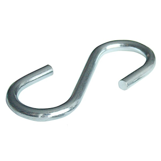 Tracon HR8-100 Hák 'S', pozinkovaná ocel 8×100mm, 2000N