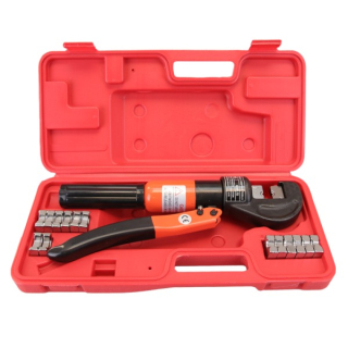 Tracon KHP70 Ruční hydraulický lis na kabelová oka, s kufrem čelistí 4-70mm2