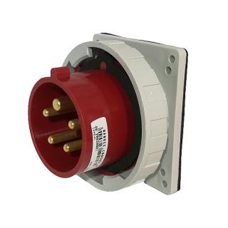 Průmyslová vestavná přívodka rovná IRGR 1653 400V, IP67, 16A, 5-pól