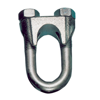 Tracon U16 Lanová svorka, profil 'U', pozinkovaná ocel d=14-16mm, M10