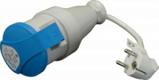 Šňůrový adaptér SEZ SA-4 z vidlice 230V na zásuvku 3232, IP44