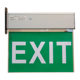 Tracon EXIT-02-J Nouzové LED svítidlo, se samolepícími piktogramy 230V, 50Hz, 8×LED, 3h, 2,4V / 900mAh, Ni-Cd