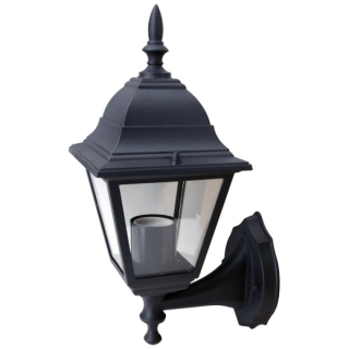 Tracon GARUE27 Exteriérové svítidlo pro LED žárovku E27, nástěnné, se záv.ramenem, nahoru,s  230VAC, 50Hz, E27, max.60W, IP54