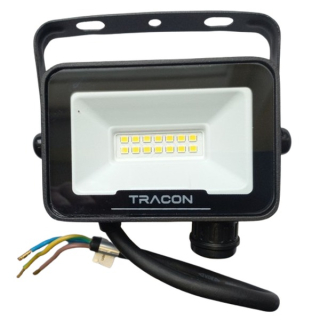 Tracon RSMDSU10W LED reflektor s čipem SAMSUNG, s přípojkou na sním. pohybu 220-240V AC, 10W, 4000K, IP54, 1000lm, EEI=F