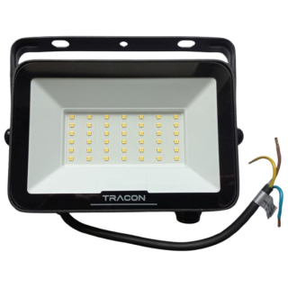 Tracon RSMDSU30W LED reflektor s čipem SAMSUNG, s přípojkou na sním. pohybu 220-240V AC, 30W, 4000K, IP54, 3000lm, EEI=F