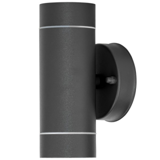 Tracon SPGU10IPF2A Nástěnné bodové svítidlo, exterierové, antracit 100-240VAC, 50Hz, 2xGU10, max.35W, IP44