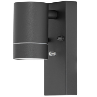 Tracon SPGU10IPFA1A Nástěnné bodové svítidlo, exterier., antracit, soumr. spín. 100-240VAC, 50Hz, 1xGU10, max.35W, 30lux, IP44