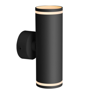 Tracon SPGU10LF2B Nástěnné SPOT svítidlo, černé 100-240VAC, 50Hz, 2xGU10, max.35W