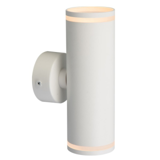 Tracon SPGU10LF2W Nástěnné SPOT svítidlo, bílé 100-240VAC, 50Hz, 2xGU10, max.35W