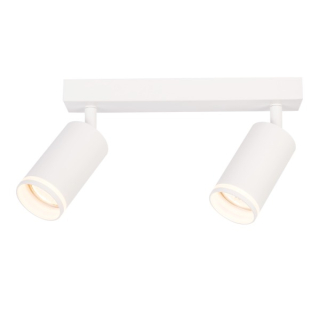 Tracon SPGU10LMA2W Stropní nastavitelné bodové svítidlo, bílé 100-240VAC, 50Hz, 2xGU10, max.2x35W