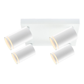 Tracon SPGU10LMAN4W Stropní nastavitelné bodové svítidlo, bílé 100-240VAC, 50Hz, 4xGU10, max.4x35W