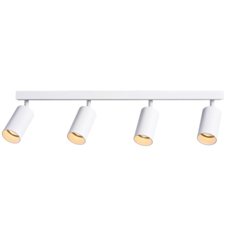 Tracon SPGU10MA4W Stropní nastavitelné bodové svítidlo, bílé 100-240VAC, 50Hz, 4xGU10, max.4x35W