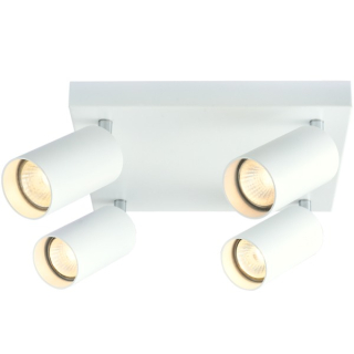 Tracon SPGU10MAN4W Stropní nastavitelné bodové svítidlo, bílé 100-240VAC, 50Hz, 4xGU10, max.4x35W