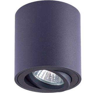 Tracon SPGU10MDB Stropní bodové svítidlo, válec, nastavitelné, černé 100-240VAC, 50Hz, 1xGU10, max.35W