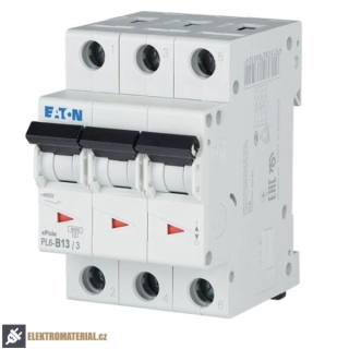 Třífázový jistič Eaton 286588 PL6-B13/3 na DIN lištu