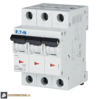 Třífázový jistič Eaton 286592 PL6-B32/3 na DIN lištu