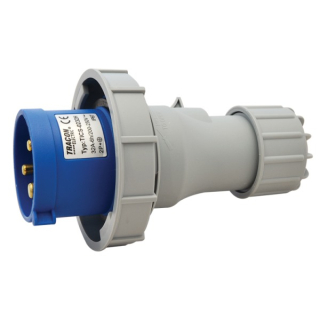 Tracon TICS-0232H Průmyslová vidlice, se zvýšeným krytím 32A, 250V, 2P+E, 6h, IP67