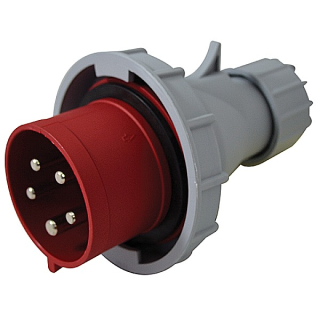 Tracon TICS-0252PF Spojovací průmyslová vidlice s možností změny sledu fází 32A, 400V, 3P+N+E, 6h, IP67