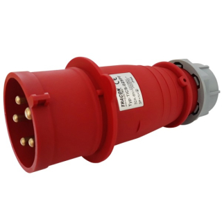 Tracon TICS-025PF Spojovací průmyslová vidlice s možností změny sledu fází 32A, 400V, 3P+N+E, 6h, IP44