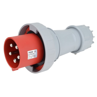 Tracon TICS-045 Spojovací průmyslová vidlice, s přech.se zvýšeným krytím 125A, 400V, 3P+N+E, 6h, IP67