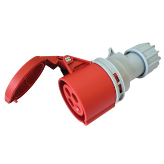 Tracon TICS-2242H Průmyslová zásuvka, se zvýšeným krytím 32A, 400V, 3P+E, 6h, IP67