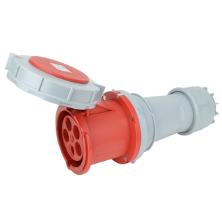 Tracon TICS-235 Spojovací průmyslová zásuvka, s přech.se zvýšeným krytím 63A, 400V, 3P+N+E, 6h, IP67