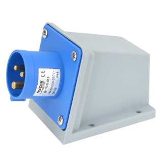 Tracon TICS-513 Nástěnná průmyslová přívodka 16A, 250V, 2P+E, 6h, IP44