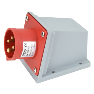 Tracon TICS-514 Nástěnná průmyslová přívodka 16A, 400V, 3P+E, 6h, IP44