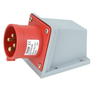 Tracon TICS-524 Nástěnná průmyslová přívodka 32A, 400V, 3P+E, 6h, IP44