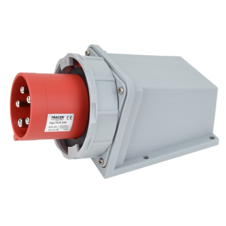 Tracon TICS-535 Nástěnná průmyslová přívodka 63A, 400V, 3P+N+E, 6h, IP67