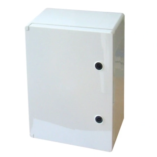 Tracon TME403017 Plastová rozvodná skříň HxWxD=400x300x165mm, IP65, IK10, 1000V AC/DC, RAL7035