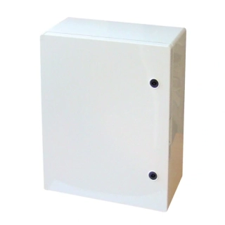 Tracon TME504018 Plastová rozvodná skříň HxWxD=500x400x175mm, IP65, IK10, 1000V AC/DC, RAL7035